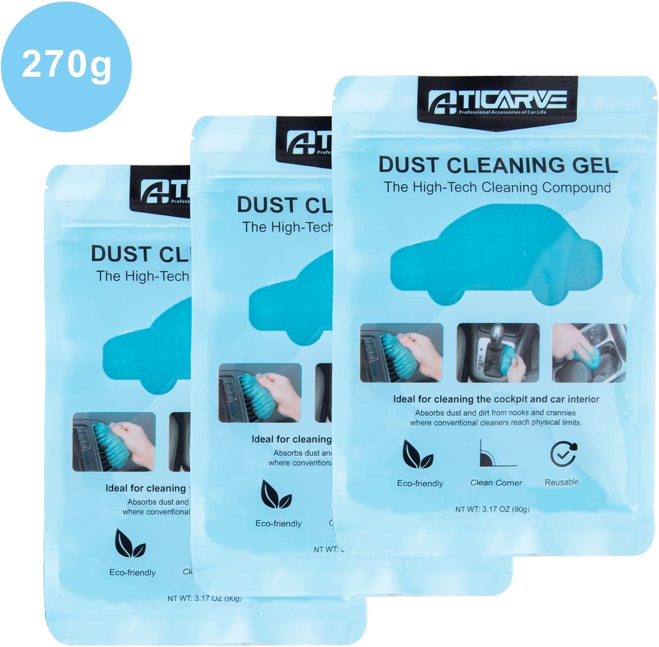 Magic Cleaning Gel Putty — Lifts Dust From Vents & Crevices