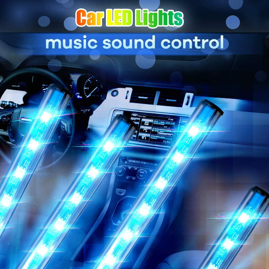 Premium Car Interior LED Strips — RGB App + Music Sync (Multi-Variant)