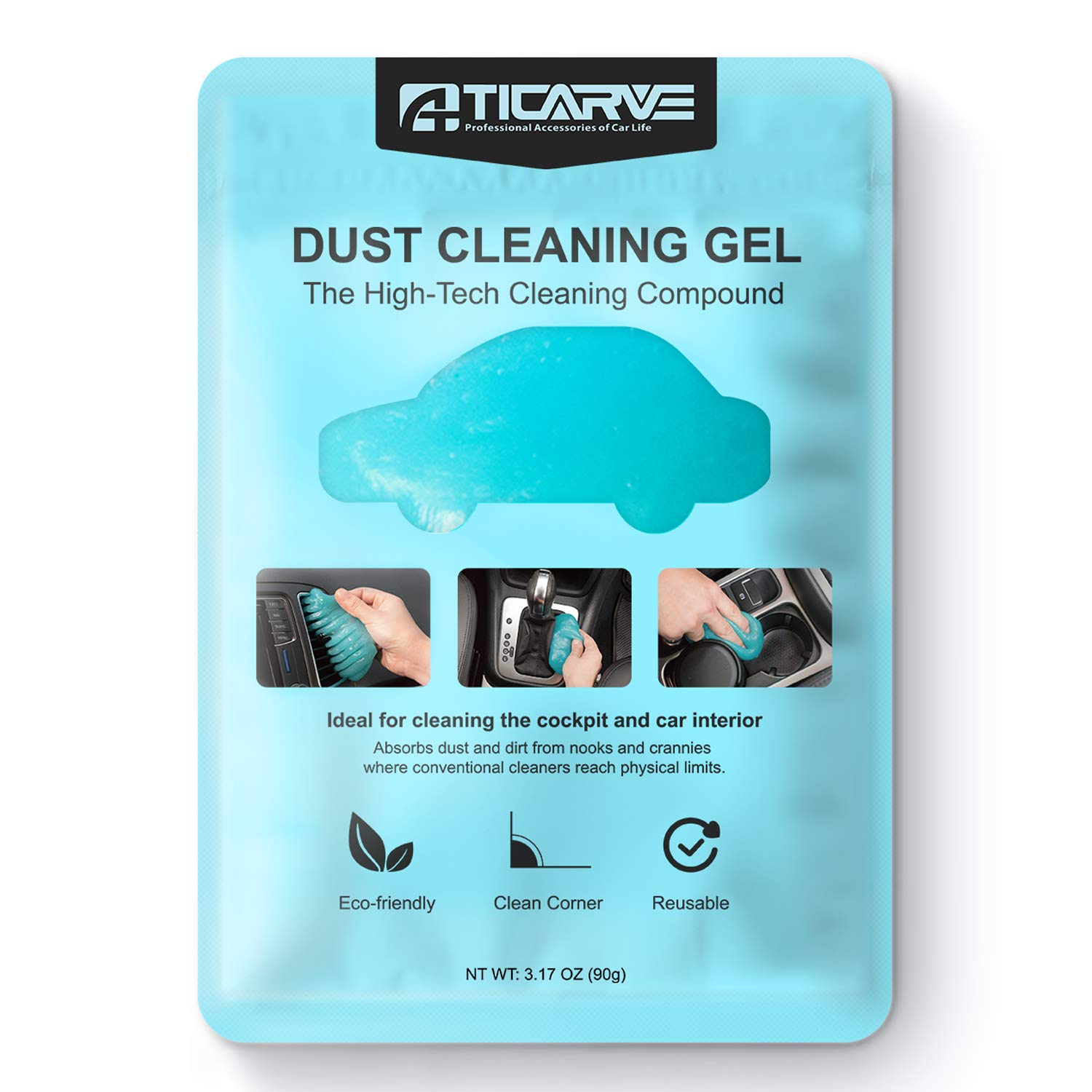 Magic Cleaning Gel Putty — Lifts Dust From Vents & Crevices
