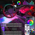 Premium Car Interior LED Strips — RGB App + Music Sync (Multi-Variant)