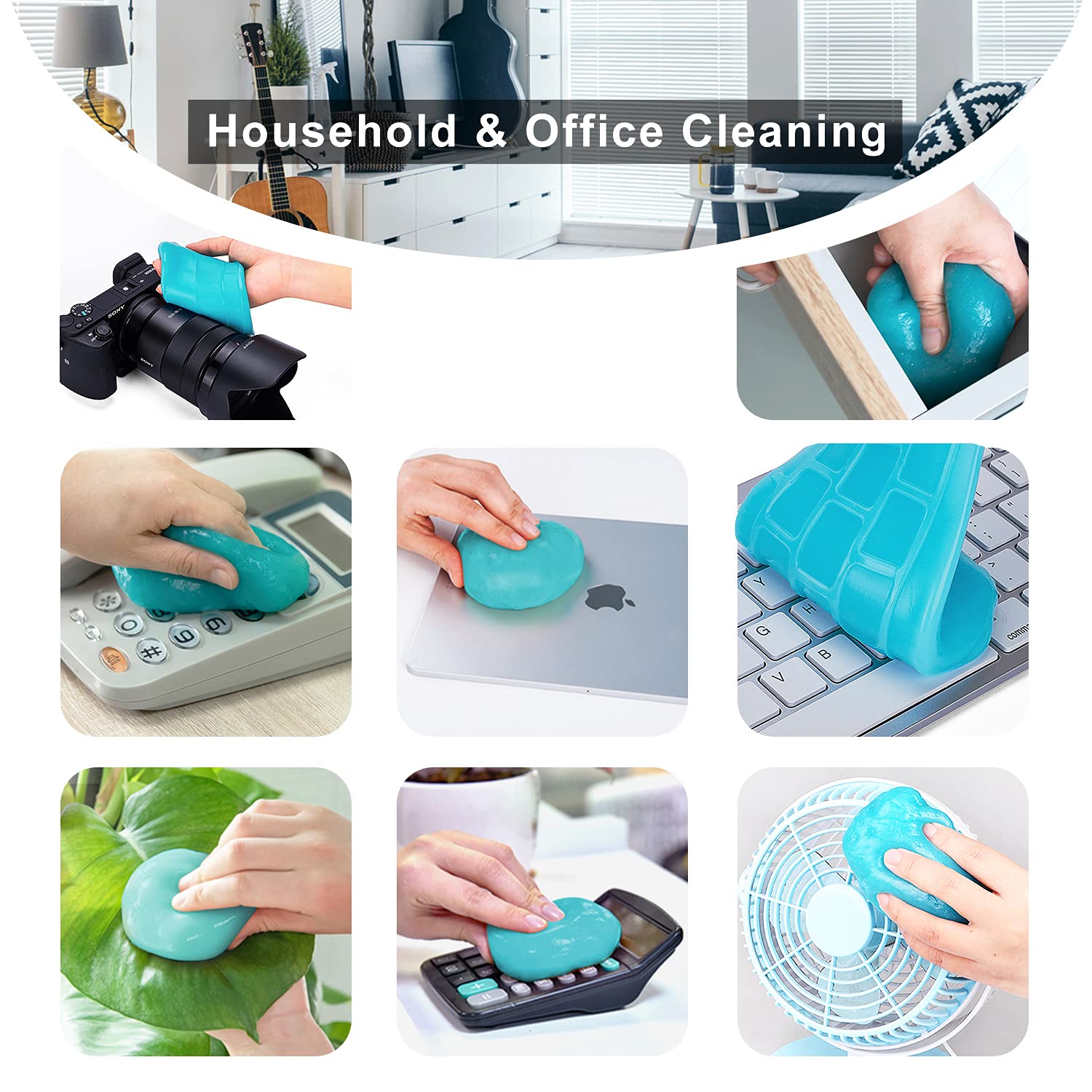 Magic Cleaning Gel Putty — Lifts Dust From Vents & Crevices