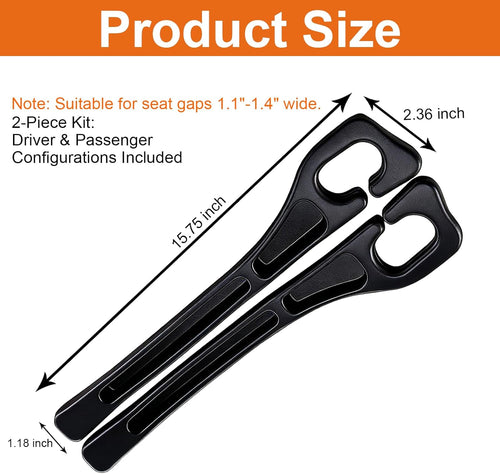 Car Seat Gap Filler — Universal Leak-Proof (2-Pack)